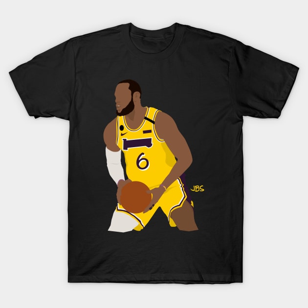 King LeBron T-Shirt by jbsgrafico